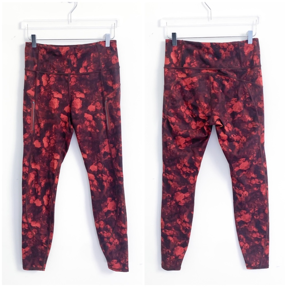 ⚡️FLASH SALE⚡️ Athleta Rainier Printed Tight Frozen Floral Red - Picture 16 of 16